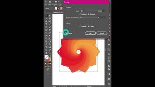 Design with the Transform Tool and Ellipse Shape #illustrator tutorial #shorts