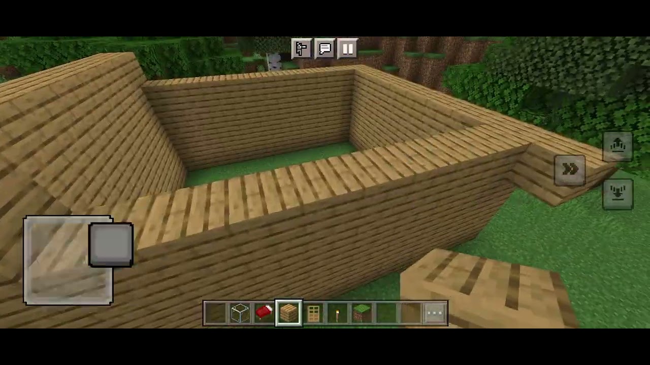 Minecraft building a house - YouTube