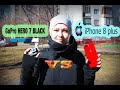 ОБЗОР GoPro hero 7 Black СРАВНЕНИЕ с iPhone 8 plus gopro vs iphone Утопили ГоПро