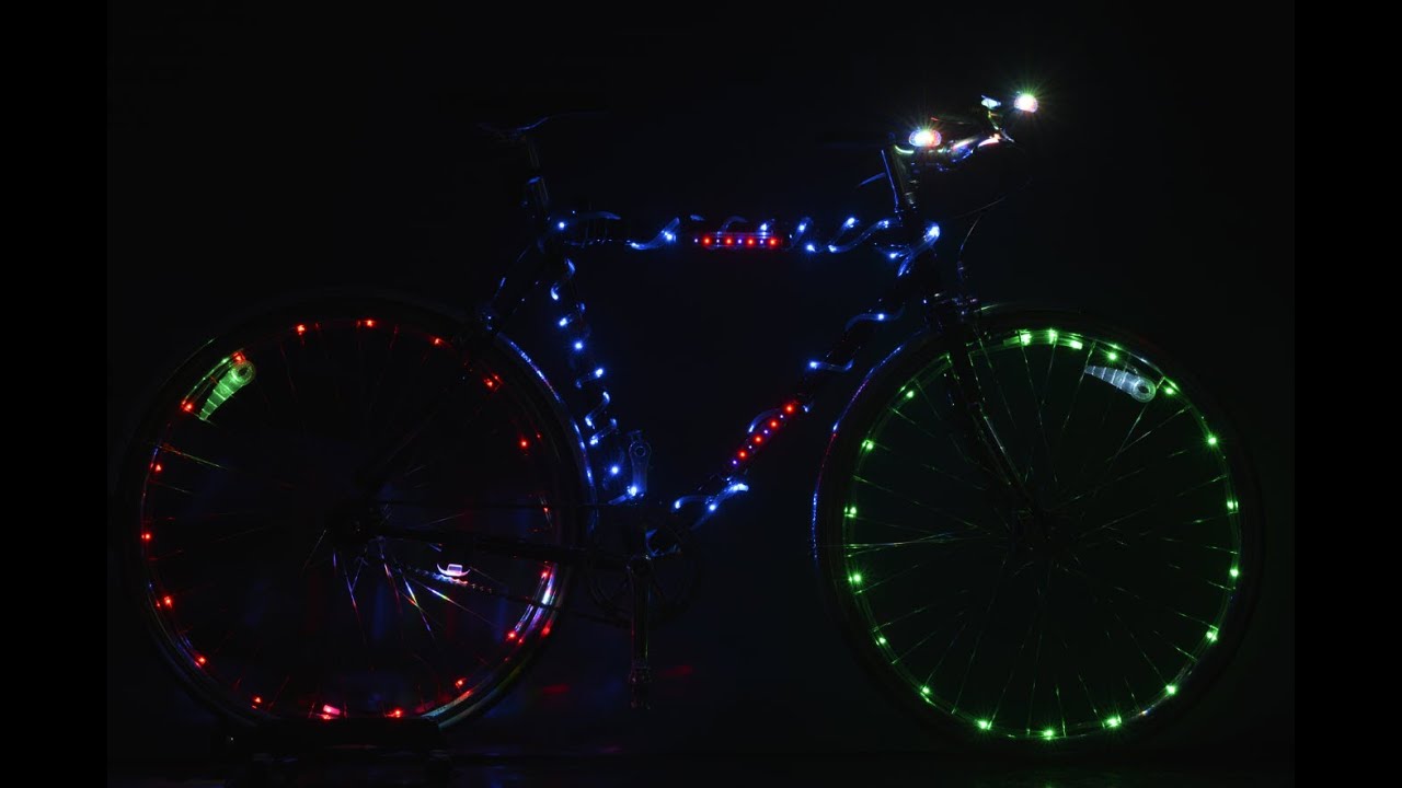 Bike Party Lights - YouTube