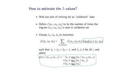 Natural Language Processing by Michael Collins, Columbia University P10  02 Lin