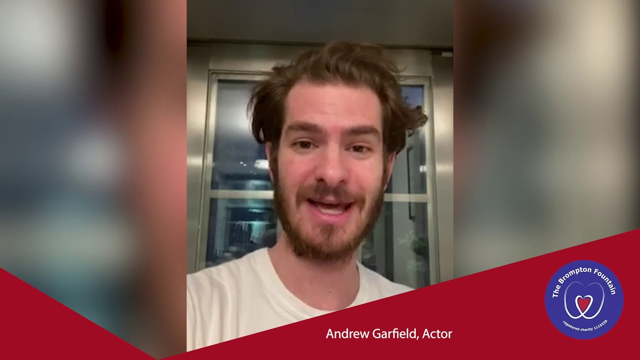 Brompton Fountain Covid19 CRISIS CARE APPEAL Andrew Garfield Message
