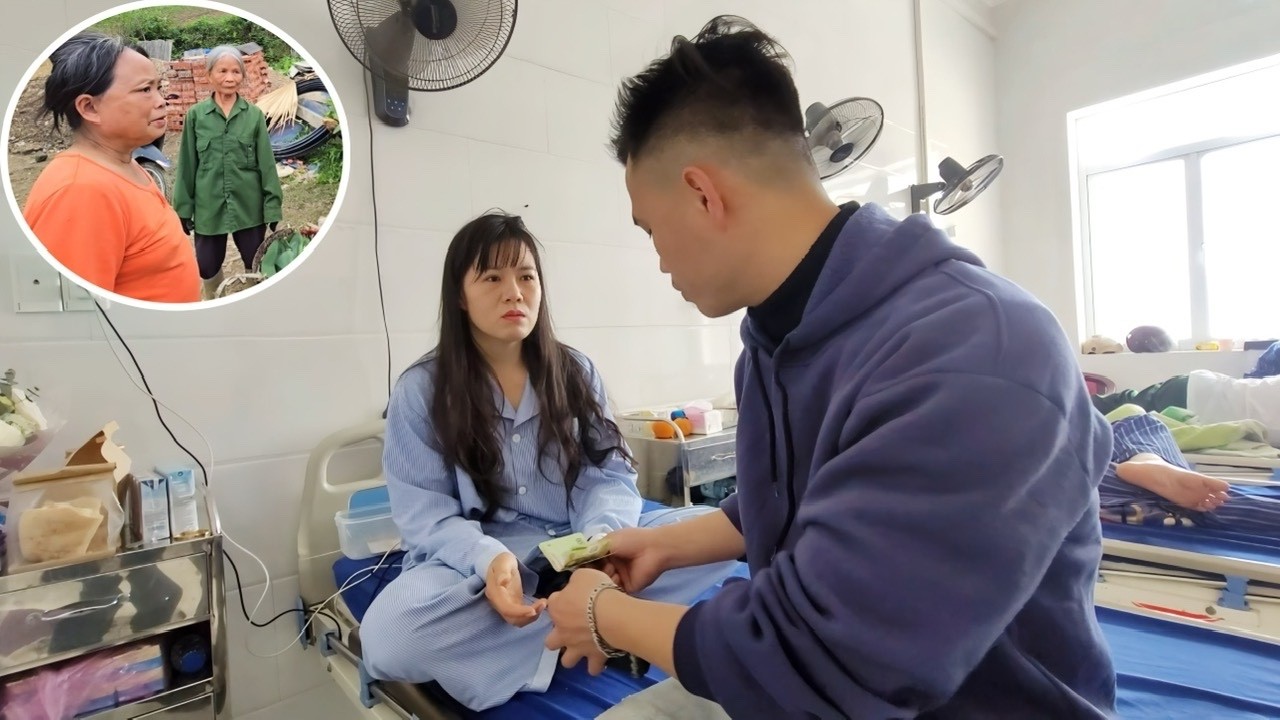 Дуонг дал Диню немного денег, и тот вернулся, чтобы сообщить об этом старушке.