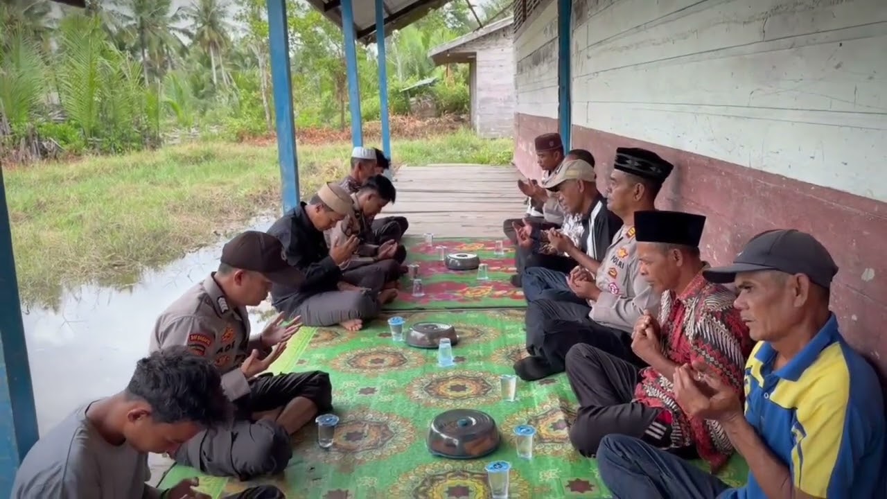 Bermula kegiatan rehab jembatan, sekolah dan sumur bor mesjid SDN 020 Sapat- Polda Riau