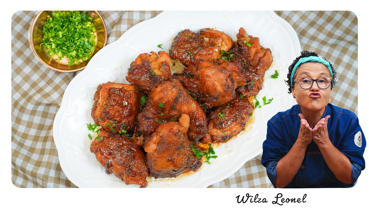 FRANGO CARAMELIZADO NO AÇÚCAR - Wilza Leonel