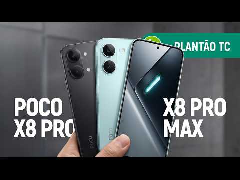 POCO X8 PRO e PRO MAX lançados, GALAXY A57 no mundo real e mais | Plantão TC