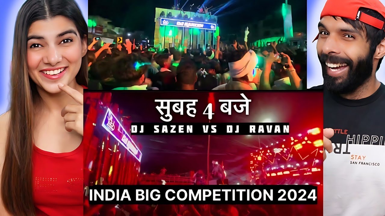 Dj Sarzen Vs Dj Ravan | DJ Sarzen Biggest Performance In Haridwar Kawad Yatra 2024 | Reaction😲🔥