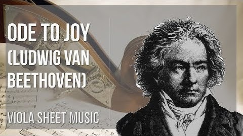 Viola Sheet Music: How to play Ode to Joy by Ludwig van Beethoven