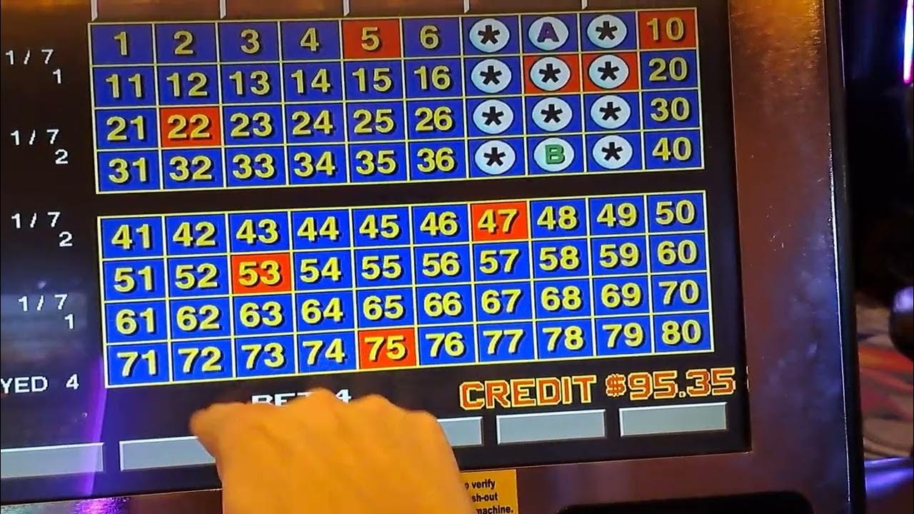 four-card-keno-5-spots-and-h-pattern-youtube