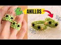 DIY 🐸 RANITA con MOSTACILLAS 🐸 paso a paso ✨ | DIY FROG RING | ANILLOS AESTHETIC