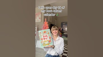 Let’s open day 14 of my book advent calendar 🎄 #books #bookmas #booktok #booktube #adventcalendar