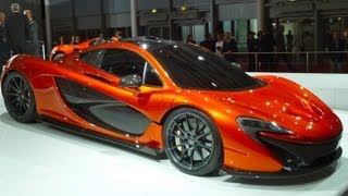 New mclaren p1, in action(on stand) with opening door. world premier.
paris.27-28.09.12. power to weight ratio will be more than 600ps per
tonne. and 1 000 0...