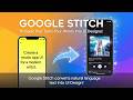 Google Stitch converts natural language text to UI #GoogleStitch #गूगलस्टिच #GoogleStitchBrasil