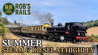 Summer Steam & Diesel Trains on the Severn Valley Railway | Heritage Action at Highley