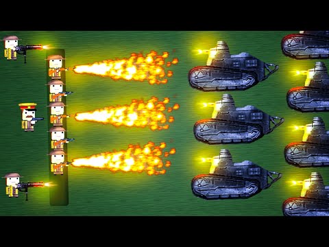 TANK Invasion vs Flamethrower TRENCH DEFENSE - What Happened to Command of War!