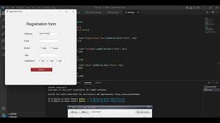 Registration Form in Python