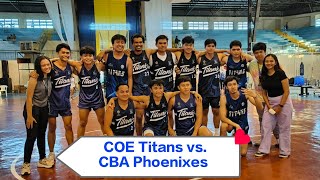 COE Titans dominates the CBA Phoenixes (72-67) | Centralian Fest 2024 [4K]