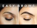 EASY BROWS | Beginners Eyebrow Tutorial