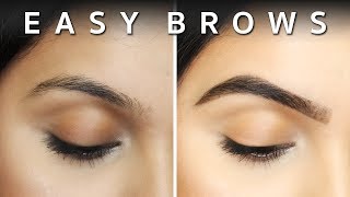 EASY BROWS | Beginners Eyebrow Tutorial