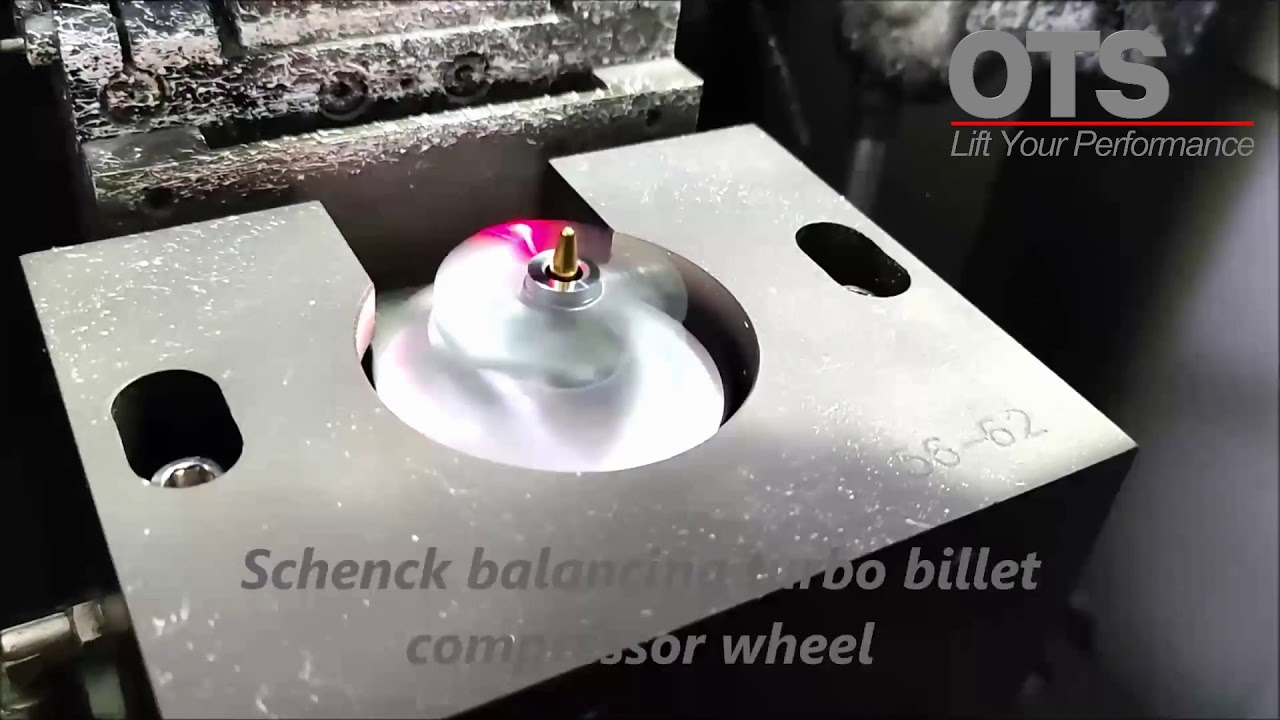 Compressor Wheel Balancing Billet Compressor Wheel Balancing by SCHENCK - YouTube