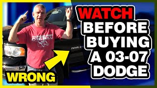 TOP Problem Areas To Look At On 0307 Dodge Cummins | Secret Tips For Buying A Used Cummins 5.9L