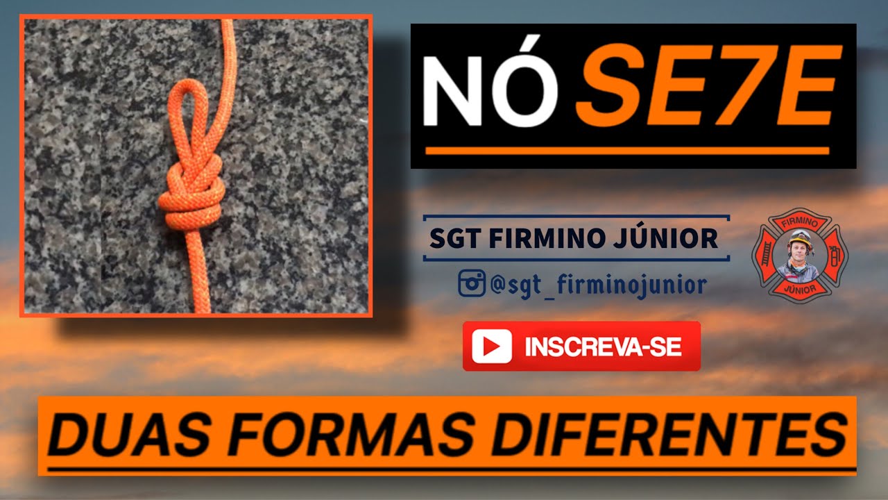 Nó SETE - Duas formas diferentes de se fazer o nó sete direcional