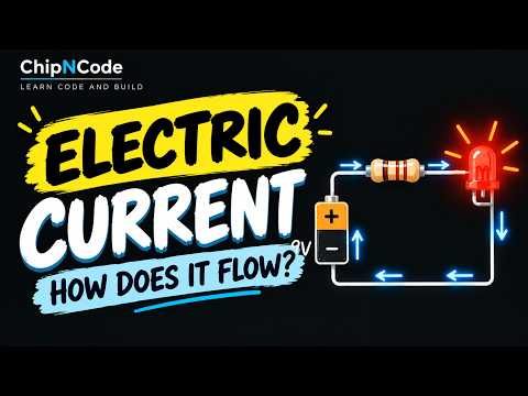 What is Current ? | Electric Current Working Principle | Basic Electronics #current #electriccurrent