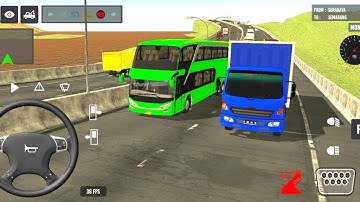 Indonesia Coach bus driving | Euro bus simulator 2025 Android gameplay part-164