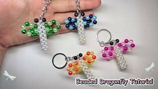 Beaded Dragonfly Step-by-Step Tutorial 🦋✨ | 串珠蜻蜓教程