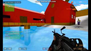 round of counter-strike source game play on Simpsons Map