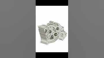 V4 2 Stroke GP Engine Teaser #2stroke #500gp #engineering #fusion360 #racing #motorcycle #v4