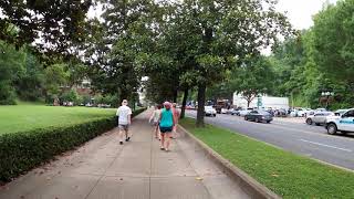 Arlington Hotel To Bathhouse Brewery - Walking down Bathhouse Row - Hot Springs, AR