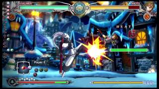 Hakumen 2C throw combo