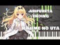 Arifureta ED『Hajime no Uta』by DracoVirgo (TV Size Piano Cover)