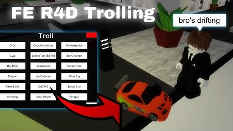 [ FE ] Trolling GUI Brookhaven script (R4D) | Roblox
