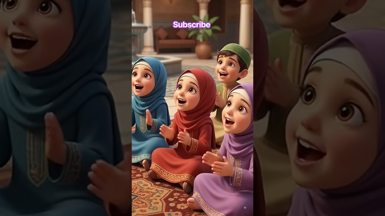 🌙 Alif Baa Taa ✨ Cute Arabic Alphabet Song & Islamic Learning for Kids #Shorts #Viral #MuslimKids