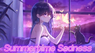 Nightcore - Summertime Sadness Remix (Lyrics)