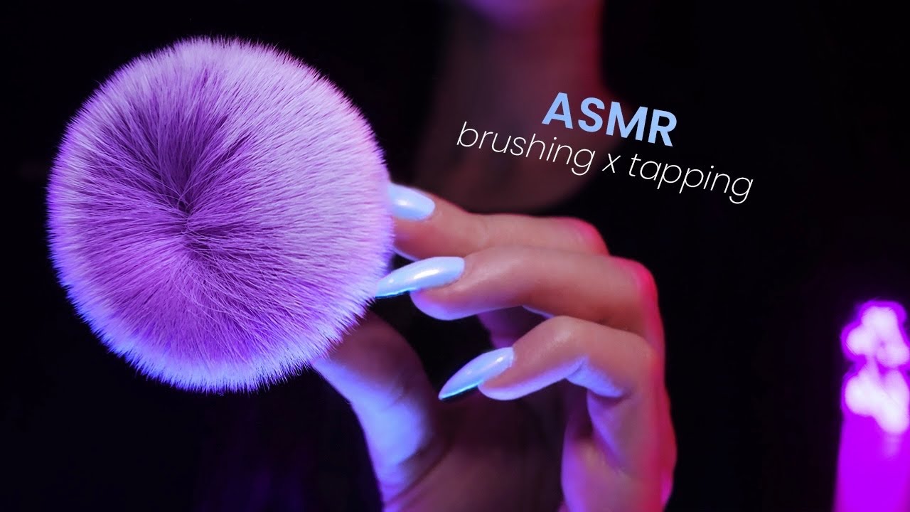 [ASMR] Gentle Face Brushing & Tapping For Deep Sleep (No Talking)