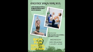 LIVE YOGA FOR ALL (back pain special)