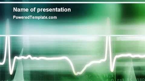 Cardio PowerPoint Template by PoweredTemplate.com