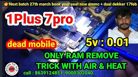 #1PLUS_7_PRO_DEAD_HANDSET_LIVE_REPAIR MUST WATCH FULL VIDEO #MOBILE REPAIR TRAINING #PHONEFIXHYD