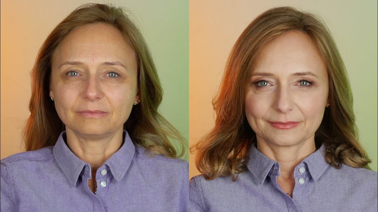 Makijaż biznesowy/dzienny dla cery dojrzałej