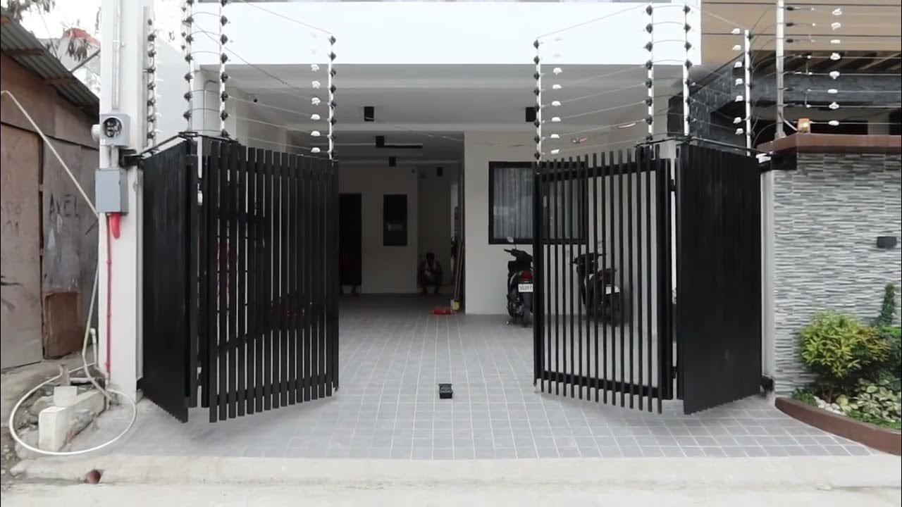 Automatic trackless bifolding gate opener YouTube