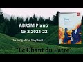 'Le Chant du Patre' Associated Board Piano Grade 2 2021-22