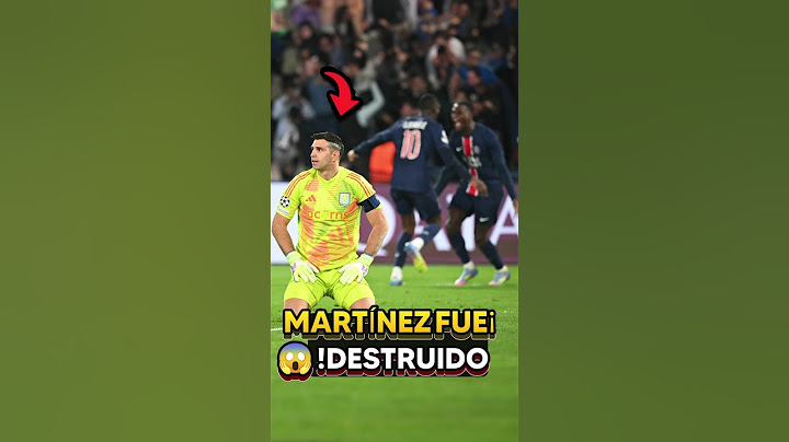 Emiliano Martínez llorando tras ser humillado por el PSG 😳😭
