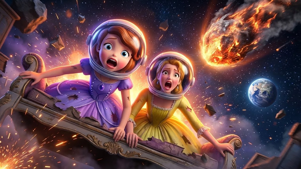 Sofia the First: LOST IN SPACE! 🚀 Zero Gravity Fail | Sofia Princess Animation