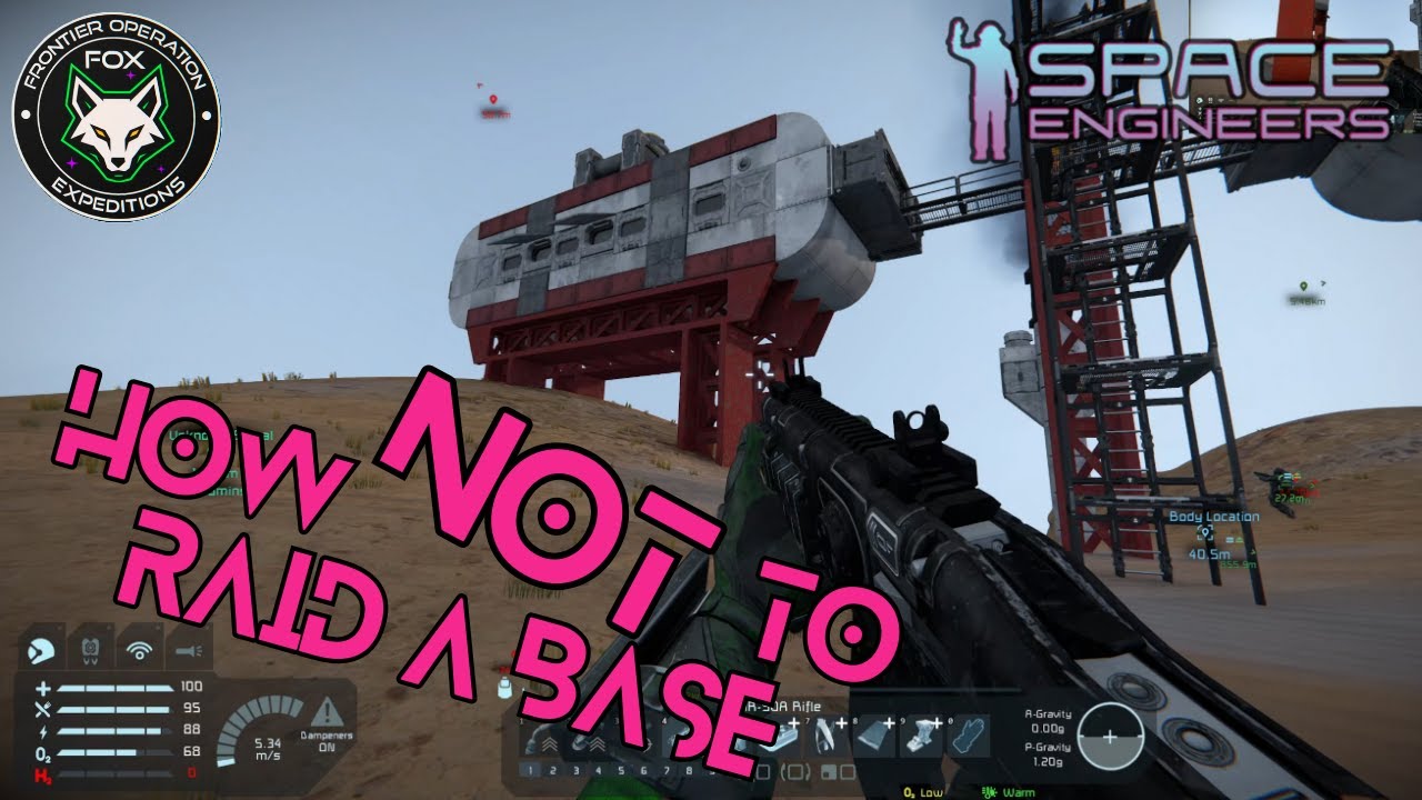 How NOT to Raid a Base in Space Engineers - YouTube
