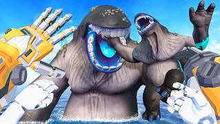 Feeding a Tiny Kaiju to MOBY in VR
