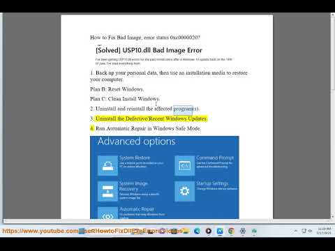 Fix Bad Image, error status 0xc0000020! In Microsoft Teams?