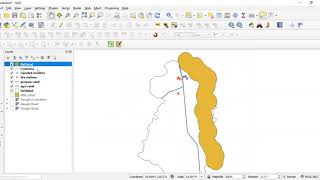 Buffer in QGIS 3.8.1